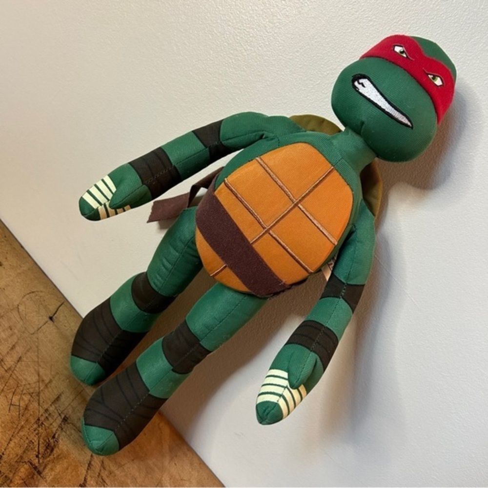 Teenage Mutant Ninja Turtles Red Raphael 18" Plush Doll Stuffed Animal Toy